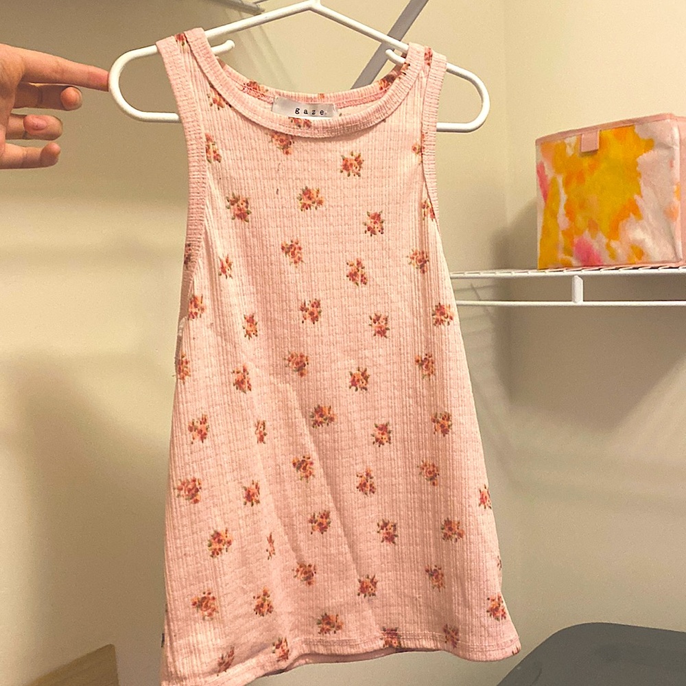 Light pink Gaze no sleeve top XS